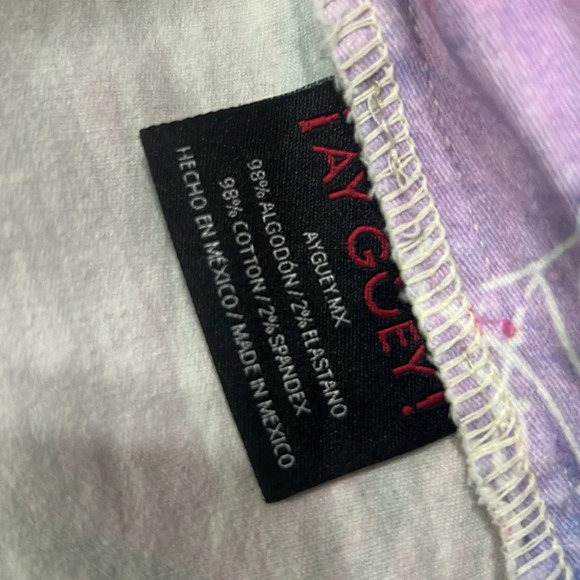 Ay Güey!Jaguar & Skull Denim Jacket Artistic Colorful Size Small #Edgy#LisaFrank - Picture 7 of 10